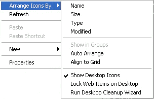 Disable Auto Arrange